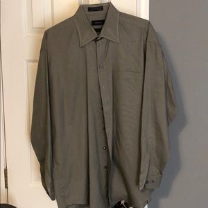 Green Button Down Dress Shirt